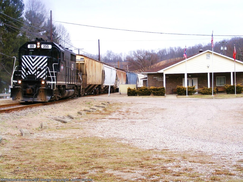 Southbound past the Coalton Community Center